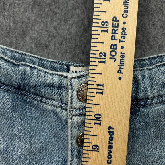 Free People We The Free Osaka Relaxed Shorts Women's Size 28 Button Front Denim - Picture 8 of 10